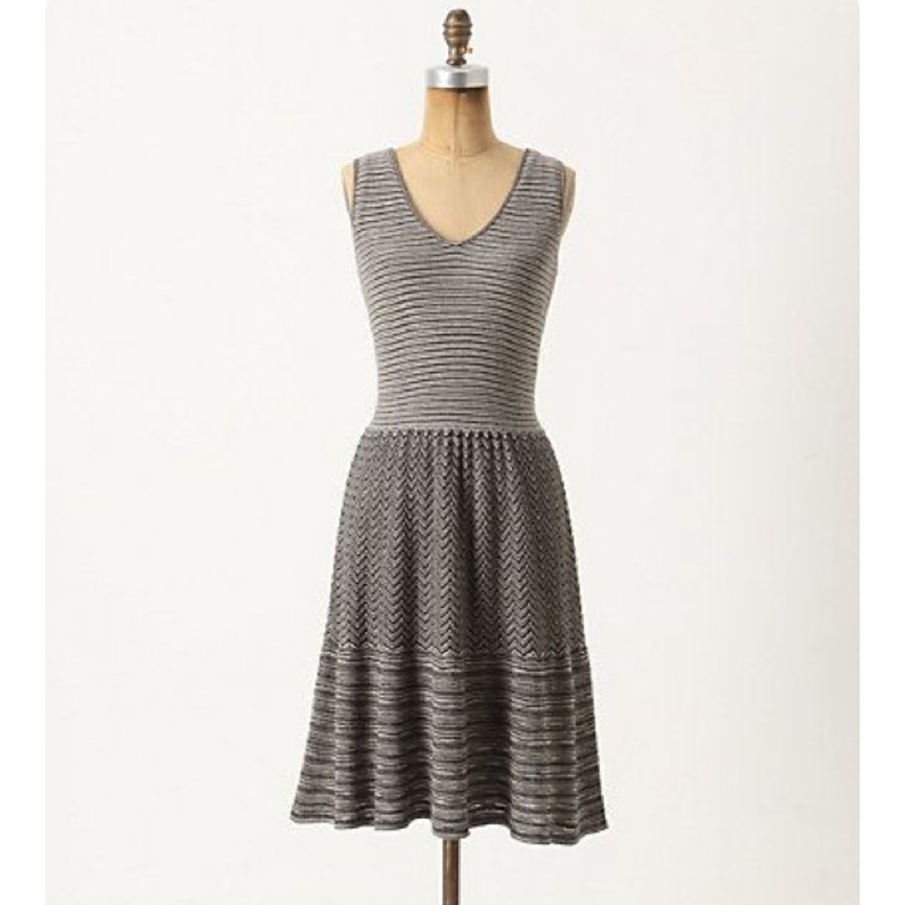 Anthropologie Test Pattern Knitted Dress